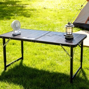 Table solaire portable pliable en plastique <span class=keywords><strong>AHONY</strong></span> ST-65W 65W noire, très vendue, efficacité 25,8 %, pour camping et pique-nique en extérieur - Product Image 2