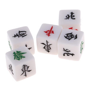 22mm Mahjong Dice Southeast Northwest Mid-Direction Color Zhuang Style Mahjong Accessories Made Durable Melamine Casino <b>Gambling</b> - Product Image 3