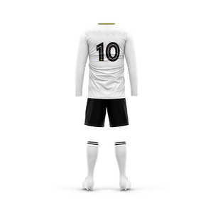 Seragam Jersey Sepak Bola Sublimasi Desain Kustom Lengan Panjang Kaos Camiseta De Futbol - Product Image 2