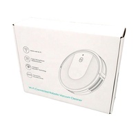 Boîte d'emballage pour aspirateur intelligent blanc ondulé, logo personnalisé, boîtes de couleur, 5 pièces