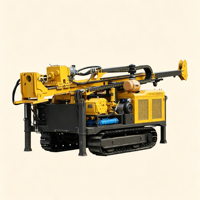 Foreuse hydraulique intelligente à commande intégrale avec mât de contact au sol pour le forage de murs de soutènement
