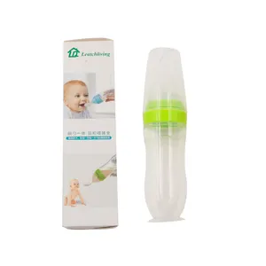 Leatchliving-comedero de silicona estándar para bebé, con ventosa en la parte inferior, alimentación para bebé