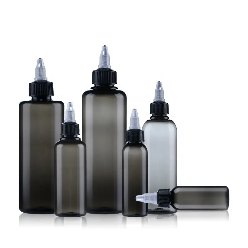 30ml 60ml 100ml 120ml applicatore per capelli spremere la colla bottiglia per ugelli affilati in PET