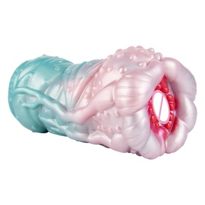 Fantasy Male Masturbator with Soft Silicone Bubble Design Single Channel Adult Sex <b>Toy</b> <b>for</b> <b>Men</b> - Product Image 2