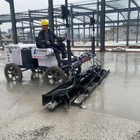 Vente chaude Pompe de construction à 4 roues Nivellement laser Fabricant réel Direct avec noyau Moteur Mortier Chape Machines à béton
