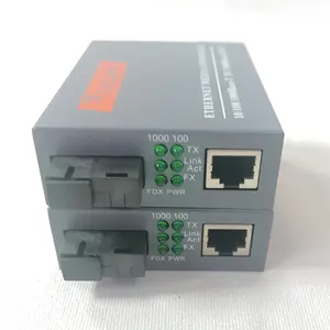 Convertisseur de média gigabit Netlink 10/100/1000Mbps HTB-GS-03 monomode double fibre SC Port 20KM convertisseur de média fibre optique