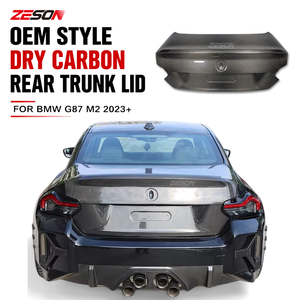 Couvercle de coffre arrière en fibre de carbone sèche style OEM pour BMW M2 G87 Série 2 G42 M240i 230i Coupé <span class=keywords><strong>2022</strong></span>+ - Product Image 1