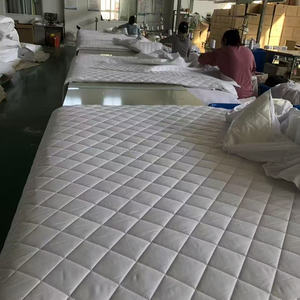 Protège-matelas pliable en <span class=keywords><strong>bambou</strong></span>, imperméable, respirant, antibactérien, ignifuge, à poches profondes, pour hôpital - Product Image 3