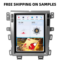 Reproductor de DVD de 12.1 Pulgadas para Ford Edge 2011-2014, Radio con Pantalla Táctil, Snapdragon665, Navegación, Tesla BT5.0, Carplay, Kit Completo