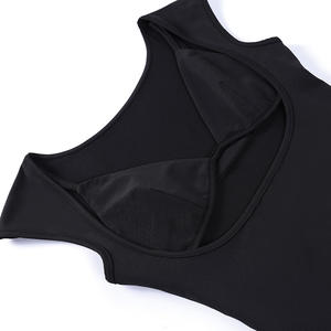 Gilet con stampa con lacci e lacci con scrigno Sexy Top da donna camicetta Casual in <span class=keywords><strong>maglia</strong></span> camicie Sexy da donna senza maniche canottiera - Product Image 6