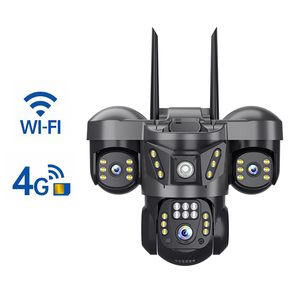 Cámara de Seguridad Exterior de Triple Lente y 3MP, IP66 Inalámbrica con Visión Nocturna, Seguimiento de Movimiento por IA, Audio Bidireccional, Cámara Web PTZ para el Hogar - Product Image 2
