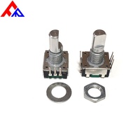 Encodeur numérique rotatif vertical EC12 avec poignée métallique, encodeur incrémental miniature PEC12