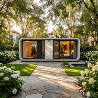 Maisonnette modulaire préfabriquée personnalisable de 20/40 pieds, certifiée AS Classe 1a, type « Apple Cabin », pour le marché australien