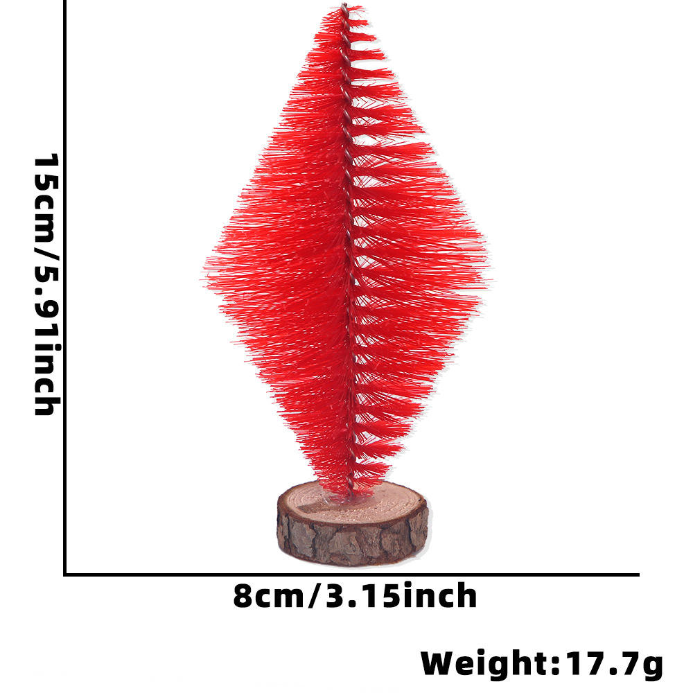 Arbre de Noël diamant rouge