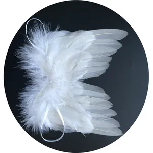 cheap feather angle wing for baby decoration