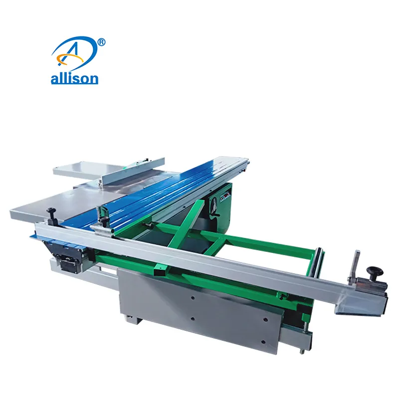 Çin allison mini ağaç İşleme sürgülü masa paneli testere makinası