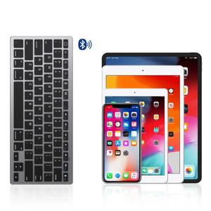 Портативная клавиатура из алюминиевого сплава один клик <span class=keywords><strong>3</strong></span> система переключения для мобильных телефонов планшетов с беспроводным подключением - Product Image 3