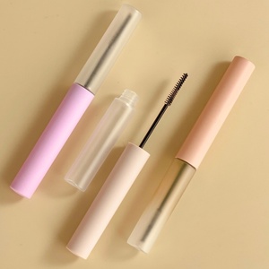 Nouveau tube d'emballage de mascara en plastique métallisé avec revêtement UV personnalisé pour contenants cosmétiques - Product Image 1