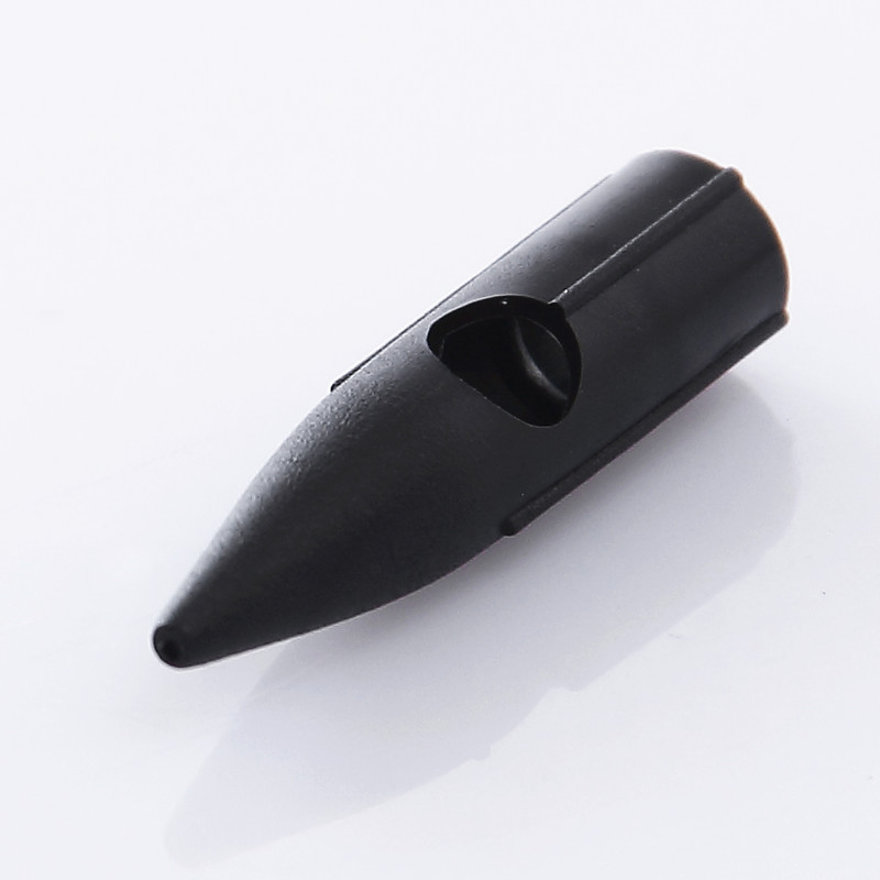 Маленькие черные пластиковые наконечники иглы для перманентного татуажа бровей одноразовые колпачки для игл колпачки для утилизации иглы 1r