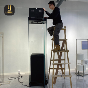 Minimalist LED Display Case Custom with Full Height Glass Invisible Seams and Advanced Anti Reflection Coating for Gallery - Product Image 5