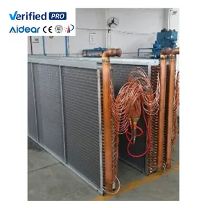 Aidear copper tube split air conditioner condenser with tube fin heat exchanger
