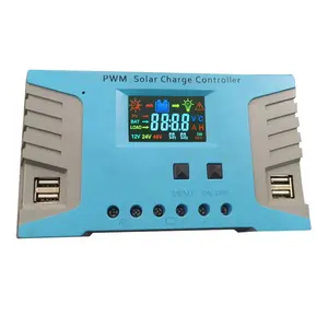Yishagnzhuo Solar Charge Controller 100 Amp Auto Solar Charge Controller Solar Pwm Off Grid Solar Panel Controller