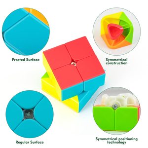 Venta al por mayor de fibra de carbono <span class=keywords><strong>cubo</strong></span> mágico <span class=keywords><strong>2x2</strong></span> velocidad mágica Macaron espejo <span class=keywords><strong>cubo</strong></span> rompecabezas para regalo de los niños - Product Image 3