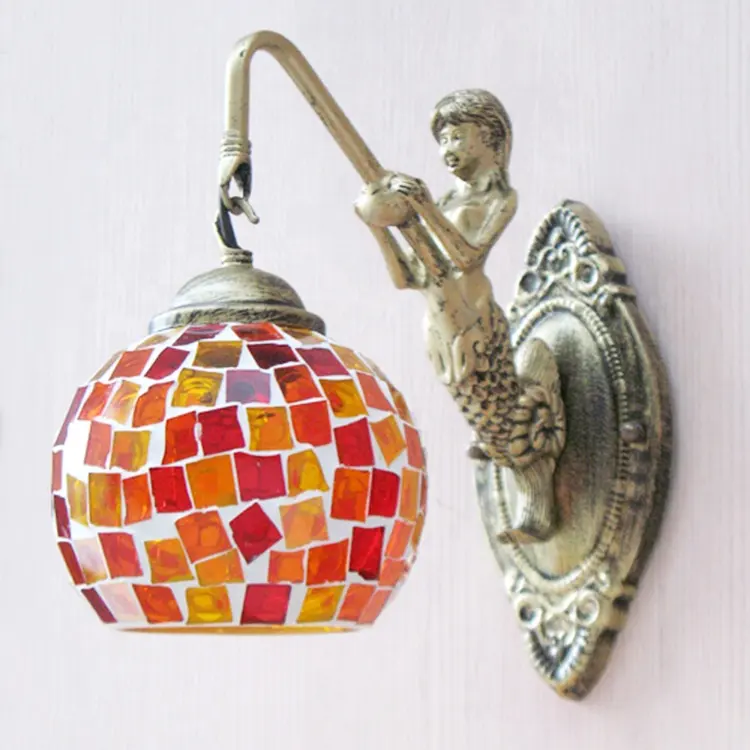 Turque Marocain MosaicTiffany Style Applique Murale Lampe De Nuit