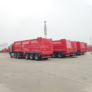 Trailer Dump Semi Otomatis LONGWIN dengan Konveyor <span class=keywords><strong>Belt</strong></span> dan Sistem Pelepasan Otomatis - Product Image 5