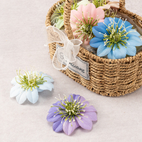 Fleurs artificielles en soie style français, en fil de fer, faits main, fabriquées en Chine, TXL-766, fournitures pour emballage floral, décoration de salle de mariage