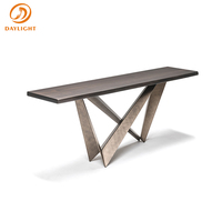 Dernier grand rangement couloir élégant français bois marron console table miroir avec tiroirs 2022