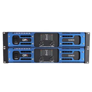 Dongdong fabricantes 800w 2 canais classe profissional, amplificador de áudio profissional