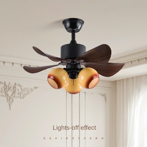 โคมไฟ LED เรโทรแบบพัดลม E27 5ใบพัดสไตล์วินเทจพร้อมตัวเครื่องโลหะสำหรับห้องนอนห้องรับประทานอาหารการใช้งานในโรงแรม - Product Image 3