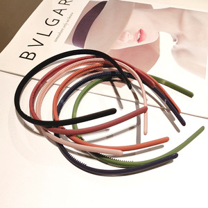 الكورية نمط جديد متجمد للفتيات بلون واحد مكافحة الانزلاق غسل الوجه عصابات رأس النساء اكسسوارات الشعر - Product Image 2