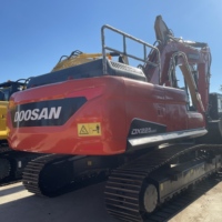 Excavatrice Doosan DX225 de classe Elite Suprême, robuste et performante, idéale pour les travaux de construction routière, d'aménagement paysager et de drainage