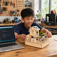 ACEBOTT Produsen Smart Farm Starter Kit ESP32 IOT DIY STEM Project Kit Edukasi STEM yang Dapat Diprogram Terbaru untuk Arduino
