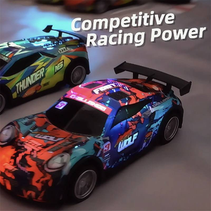 <span class=keywords><strong>Voiture</strong></span> <span class=keywords><strong>de</strong></span> course télécommandée 27 MHz à 4 canaux avec lumières clignotantes dynamiques pour des performances <span class=keywords><strong>de</strong></span> drift à grande vitesse pour les <span class=keywords><strong>jeux</strong></span> des garçons - Product Image 2