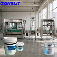 Ligne de production industrielle automatique de pesage, de remplissage, de bouchage à vis, d'étiquetage et de codage pour bidons de lubrifiant, d'huile et de sauce
