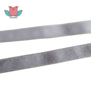 Fascia elastica personalizzata in morbida pelle scamosciata su un lato con Nylon Spandex produttore fornitura per abbigliamento sportivo fettuccia - Product Image 1