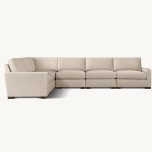 Meubles de salon pour maison moderne Ensemble de canapés modulaires en tissu pour 6 à 7 places Canapé sectionnel en forme de U