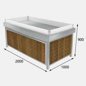 Expositor Refrigerado Personalizado para Supermercado, Balcão de Exibição de Congelados, Mesa de Exibição de Peixes e Frutos do Mar - Product Image 5