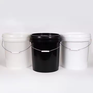 ถังพลาสติกทรงกลม5แกลลอนสำหรับเก็บอาหารภาชนะบรรจุอาหารแบบใช้ซ้ำได้สำหรับอุตสาหกรรมโลโก้สีแบบกำหนดเอง - Product Image 2