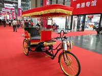 Prix de gros Tricycle touristique touristique électrique Batterie Voiture Green Power Passenger Rickshaw
