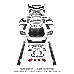 Mercedes e-class W212 Upgrade Bumper depan, AMG Surround E180 E200 E260 E300 E350 Bumper belakang modifikasi W212 AMG depan belakang - Product Image 5