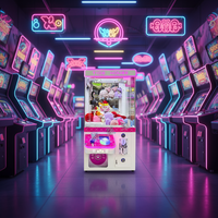 Machine de jeu d'arcade professionnelle FEC, machine à griffes de type grue pour jouets de collection, pour le divertissement familial