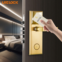 Cerradura Inteligente para Puerta de Apartamento de Hotel 2024 con Sistema de Gestión de Tarjetas en la Nube y RFID de Acero Inoxidable
