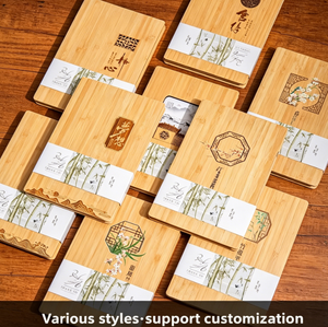 Set de Regalo de Cuaderno con Cubierta de Bambú Estilo Chino, Diario de Cuero con Caja de Regalo para Regalos Promocionales Corporativos de Bancos y Seguradoras - Product Image 6