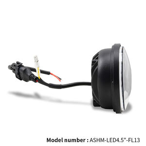 Piezas de motocicleta 4-1/<span class=keywords><strong>2</strong></span> "4,5 pulgadas 30W Universal motocicleta Led auxiliar punto que pasa la luz antiniebla con <span class=keywords><strong>halo</strong></span> para Harley - Product Image 3