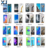 Écran LCD TFT 7,0 pouces neuf pour TECNO Spark5/Spark6 Air, assemblage KD6/KE6, remplacement avec garantie de 18 mois, testé à 100 %