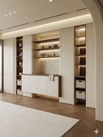 Bibliothèque ouverte, étagère ouverte sur mesure, bibliothèque de rangement moderne pour salon et bureau